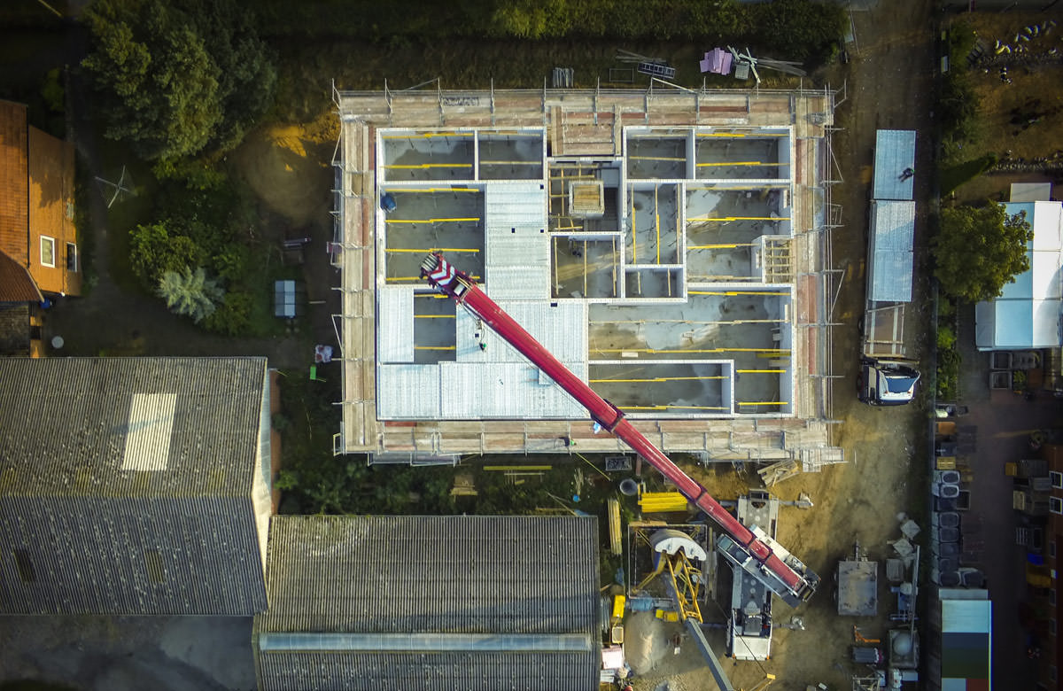 Baudokumentation - Schleswig Holstein - Luftbild Drohne - Oben