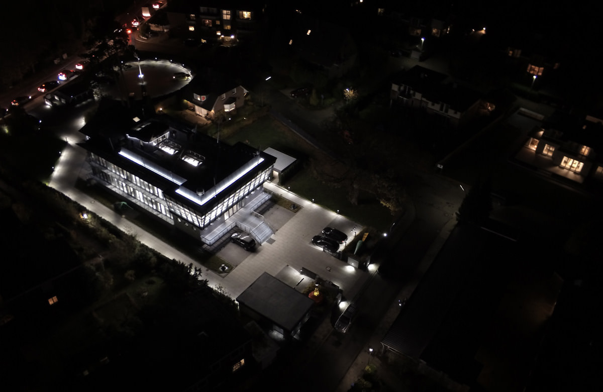 Immobilie CTP - Abend Luftbild - Schleswig Holstein - Drohne / Multicopter