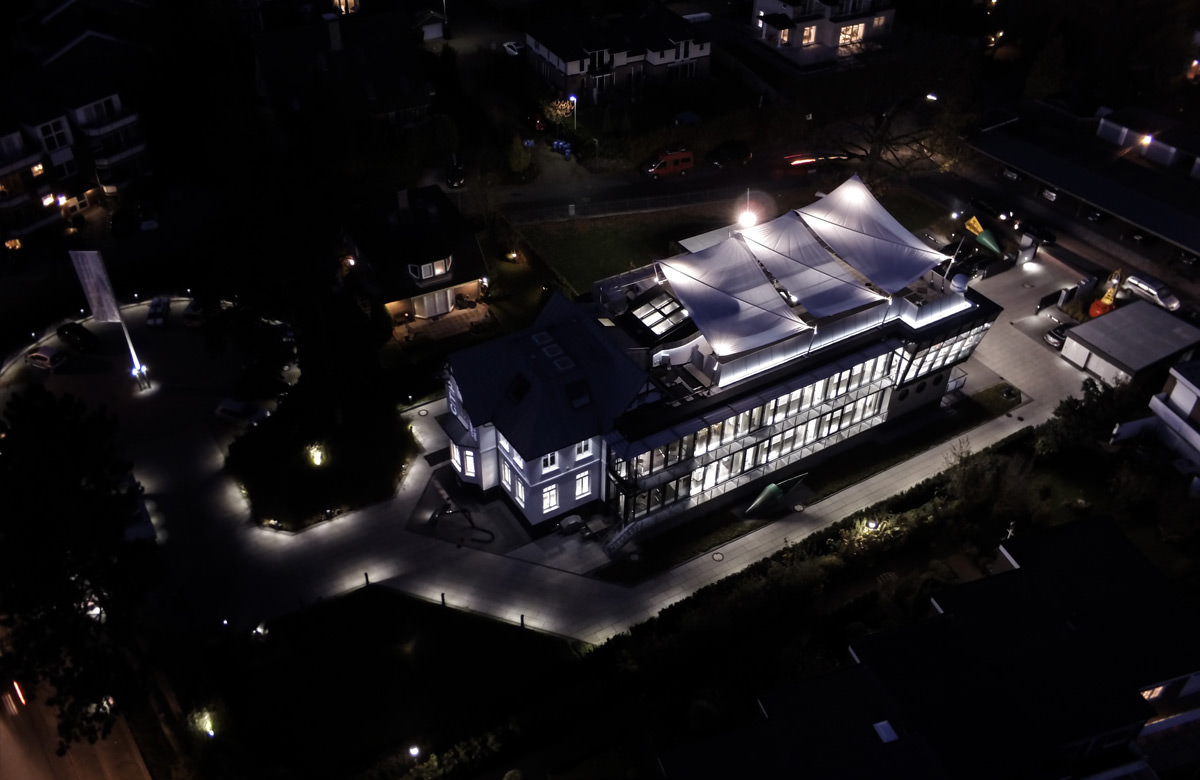 Immobilie CTP - Segel - Abend Luftbild - Schleswig Holstein - Drohne / Multicopter