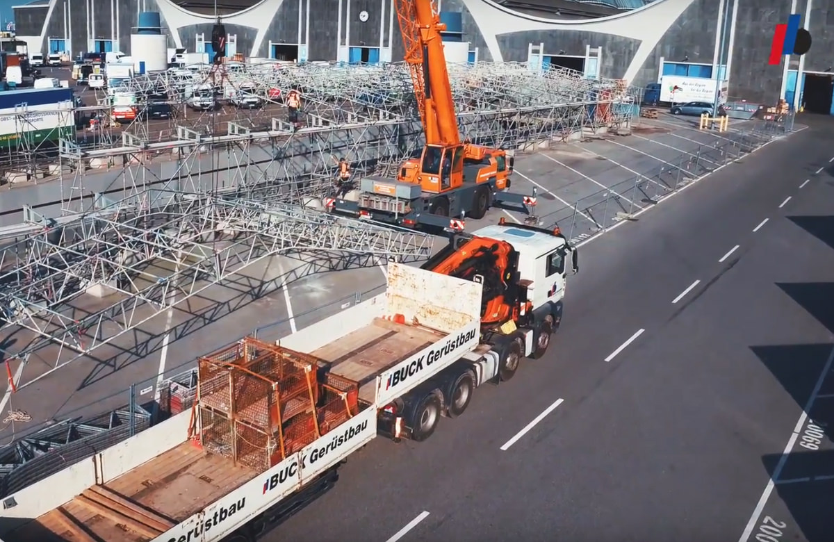 Firmenvideo - Luftaufnahmen Hamburg - Buck Gerüstbau