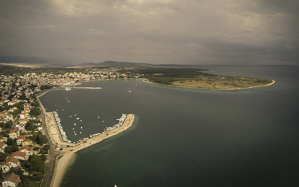 Luftbild Novalja Kroatien - Luftaufnahmen