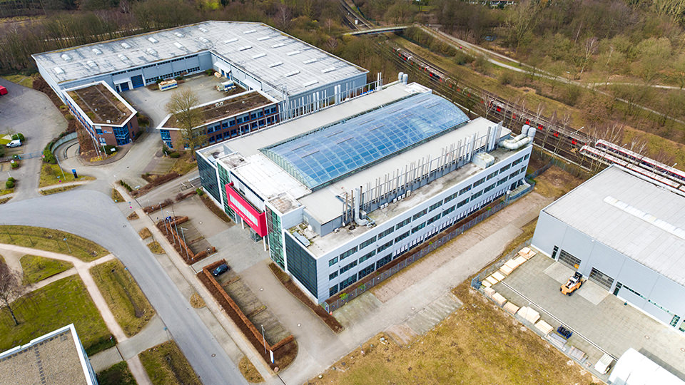 Manfred Eigen Campus - Luftbild Hamburg